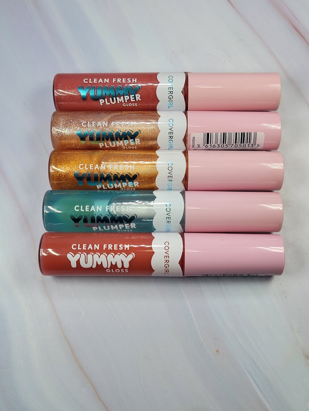 CoverGirl Clean Fresh Yummy Plumper Gloss Bundle NEW!